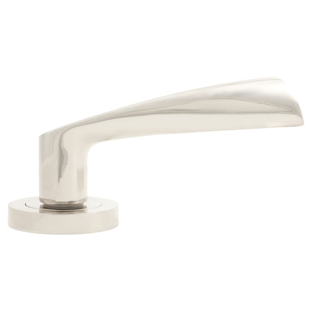 Touchpoint Ariel Door Handle on Rose - Polished Nickel