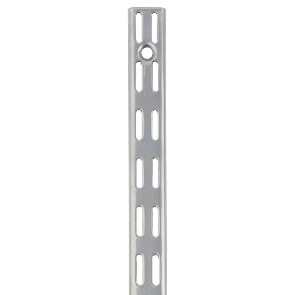 elfa Twin Slot Shelving System - Shelf Wall Upright - 1980mm Length - Platinum