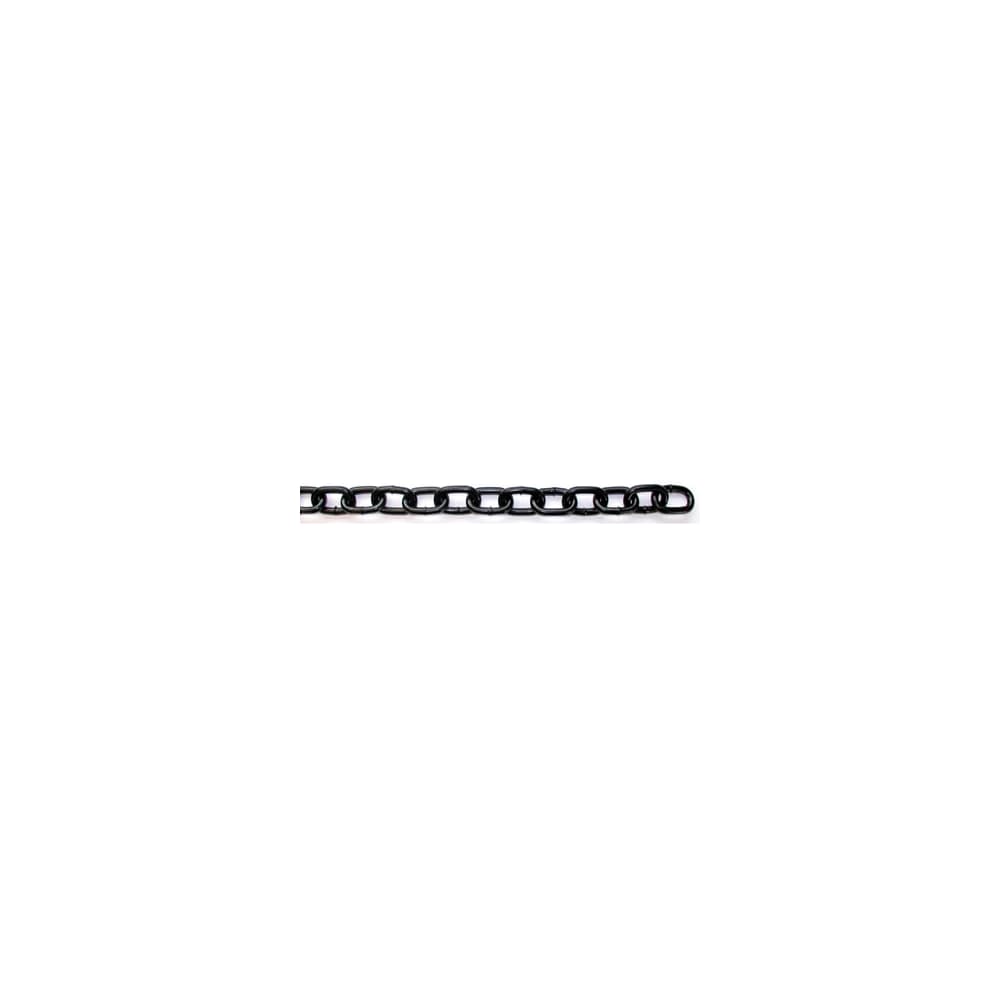 Welded Steel Chain - 4 x 26mm - 10m Length - Black