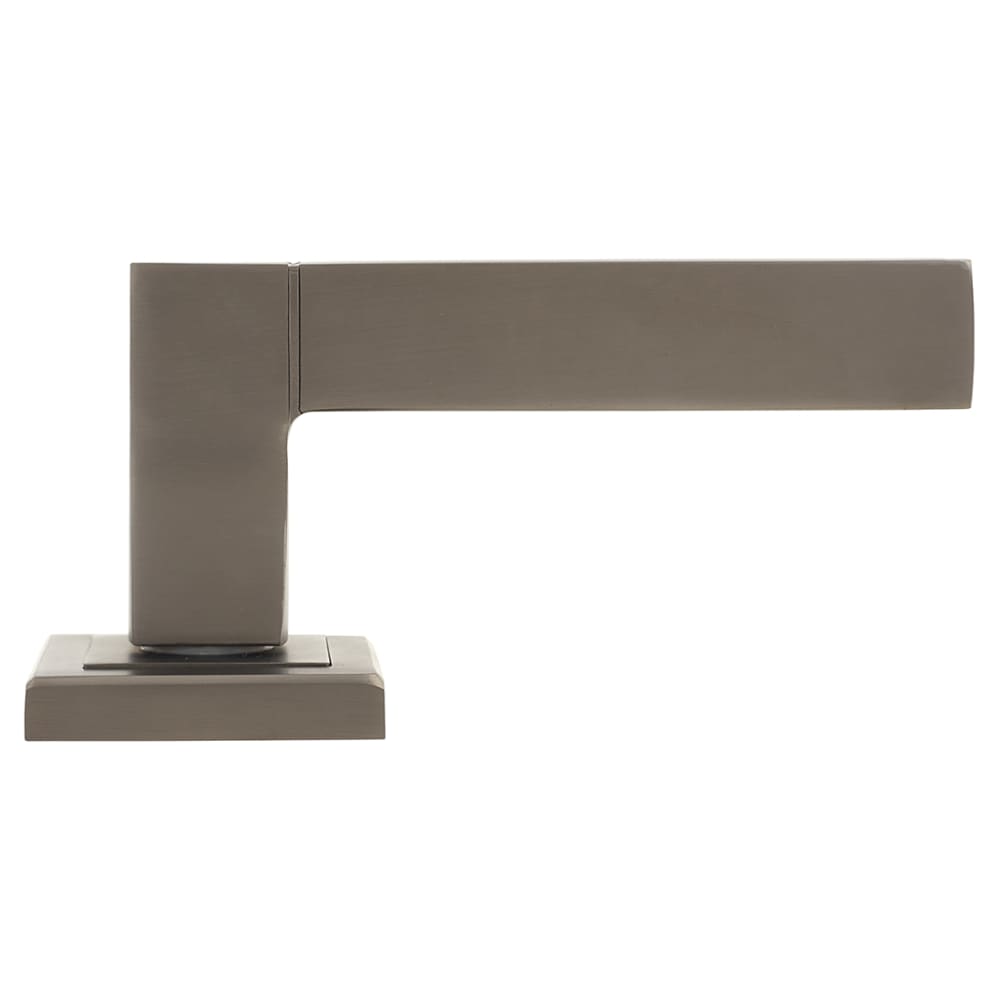 Altro Dita Door Handle on Square Rose - Gun Metal 