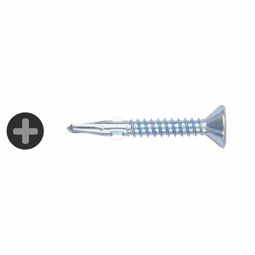 TIMCO Wing Tip Self Drilling Screw for Light Section Steel - 4.8 x 38mm - Pack of 200