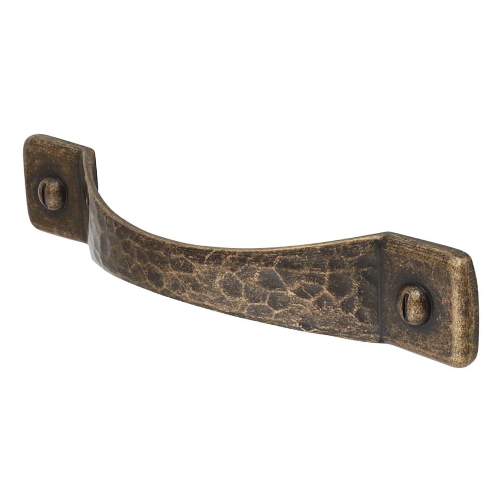 Hampstead Millard Cabinet Cup Pull Handle - 76mm Centres - Antique Brass, IronmongeryDirect