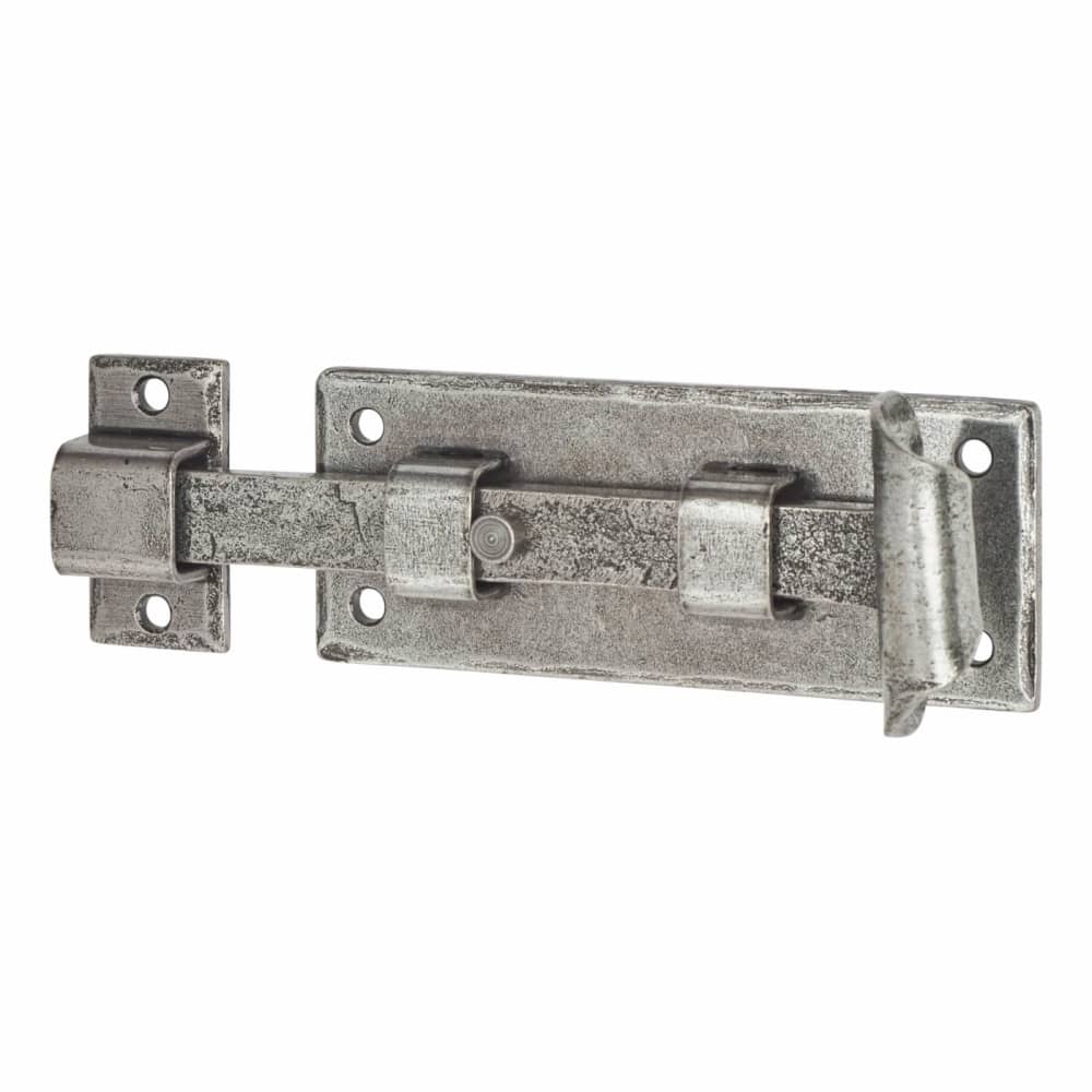 Olde Forge Straight Barrel Bolt - 90 x 37mm - Pewter