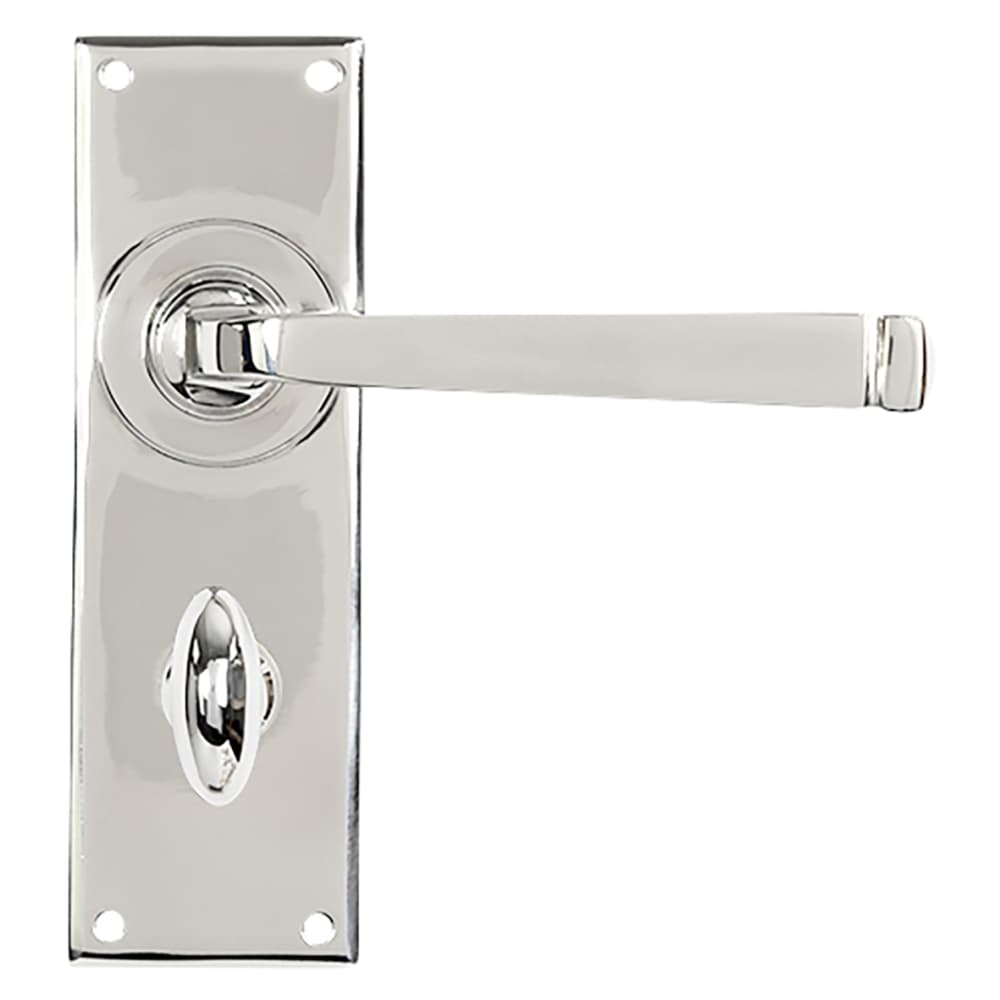 From The Anvil Avon Bathroom Door Handle - 152 x 48mm - Polished Stainless Steel
