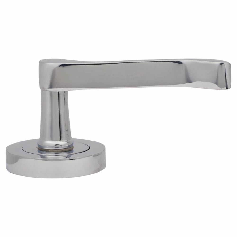 Touchpoint Victorian Summer Door Handle on Rose - Polished Chrome