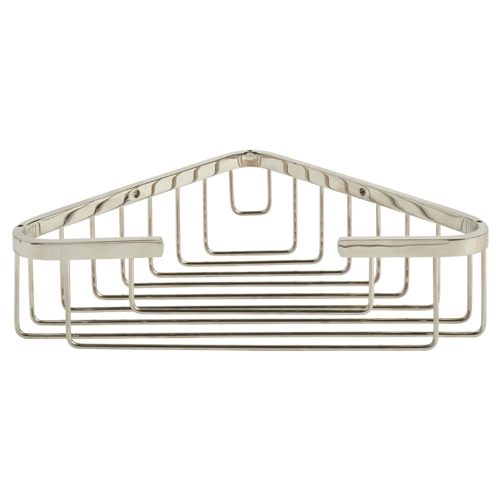 Altro Small Corner Shower Soap Dish Basket - 63 x 255 x 195mm - Polished Stainless Steel 