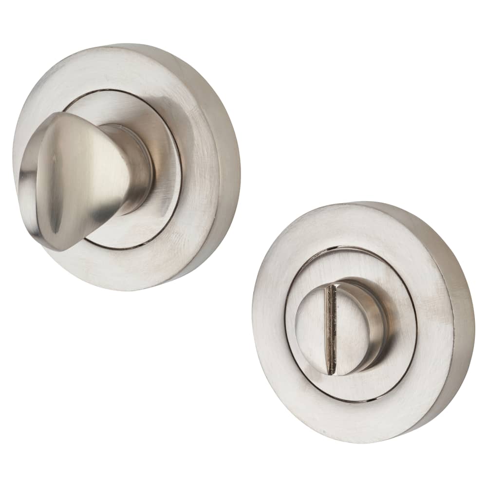 Hampstead Turn & Release - 55 x 55mm - Satin Nickel  