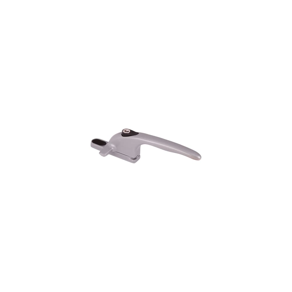 Securistyle Virage Cockspur Locking Window Handle - 9mm Nose Height - Right Hand - Silver