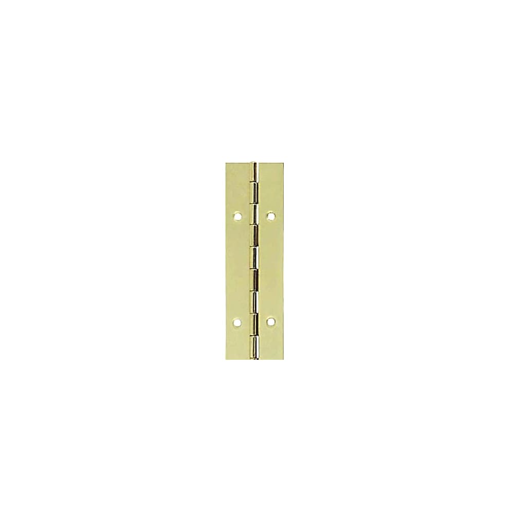 Touchpoint Steel Piano Hinge - 1800 x 38 x 0.7mm - Polished Brass 