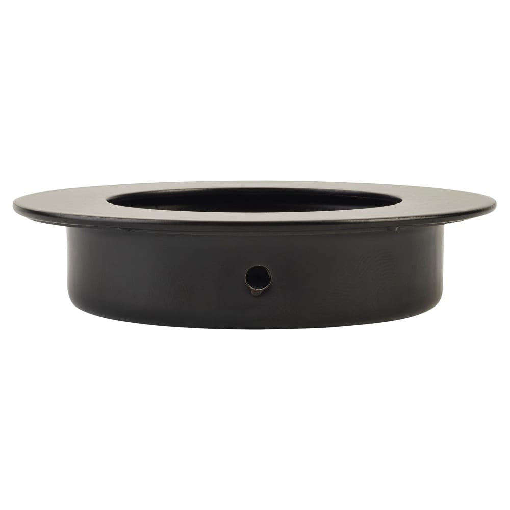Altro Circular Flush Cabinet Pull Handle - 65mm Diameter - Matt Black