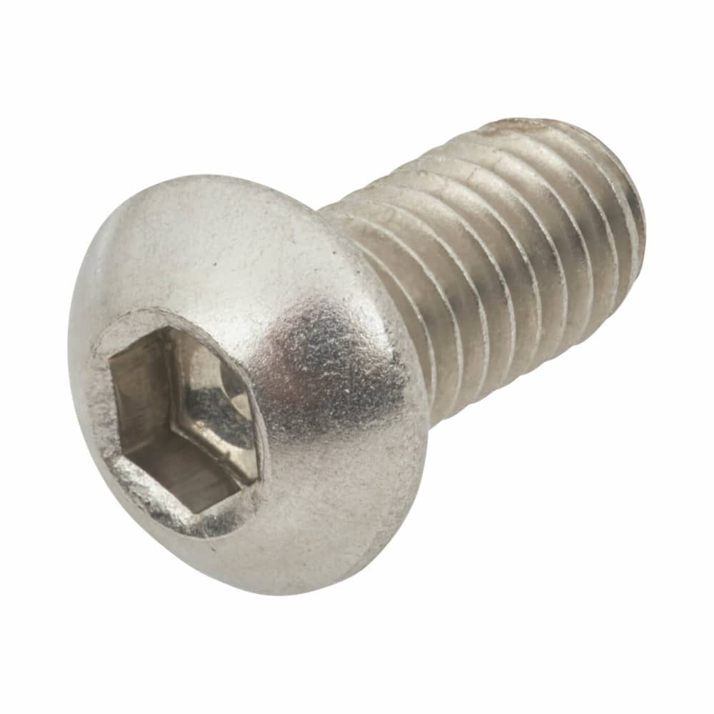 TIMCO Button Head Socket Screws - M6 x 30mm - A2 Stainless Steel - Pack of 10