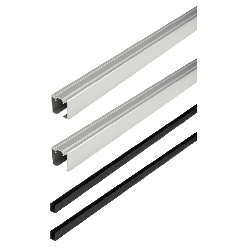 Barrier Loft 2.0 Bi-Passing Sliding Door Track & Channel Kit - 3000mm Track - 100kg Max Door Weight