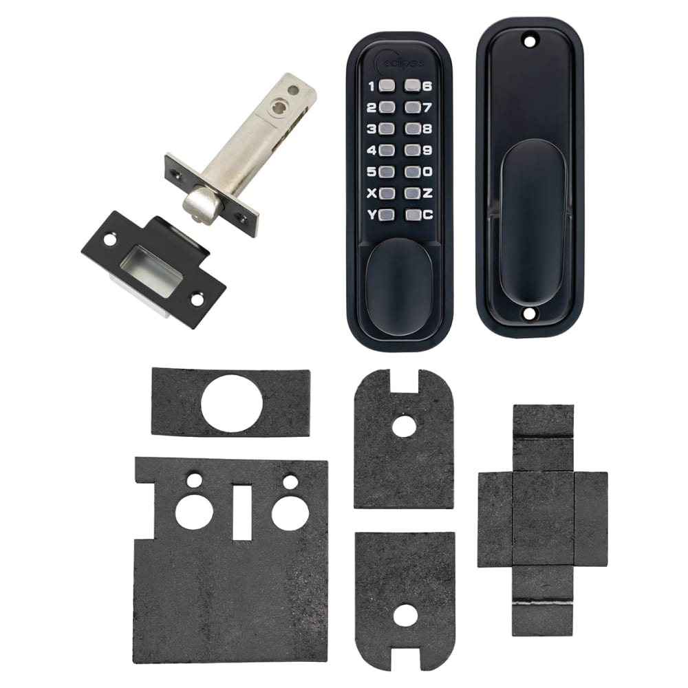 Oush Lock Button Code Eclipse ED20 Easy Code Push Button Digital Code Lock with Intumescent ...
