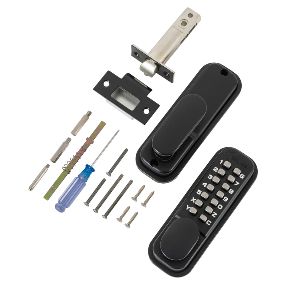 Oush Lock Button Code Eclipse ED20 Easy Code Push Button Digital Code Lock with Intumescent ...