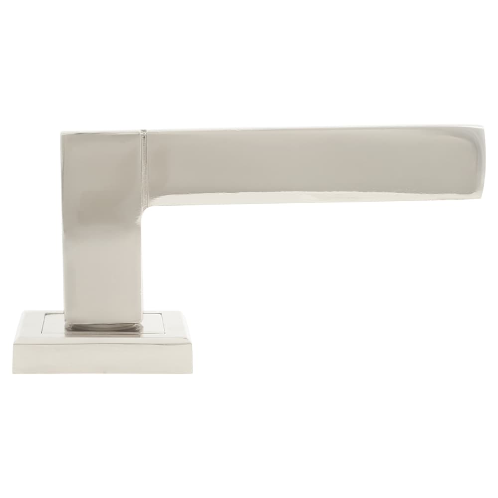 Altro Dita Lever Door Handle on Square Rose - Polished Nickel ...