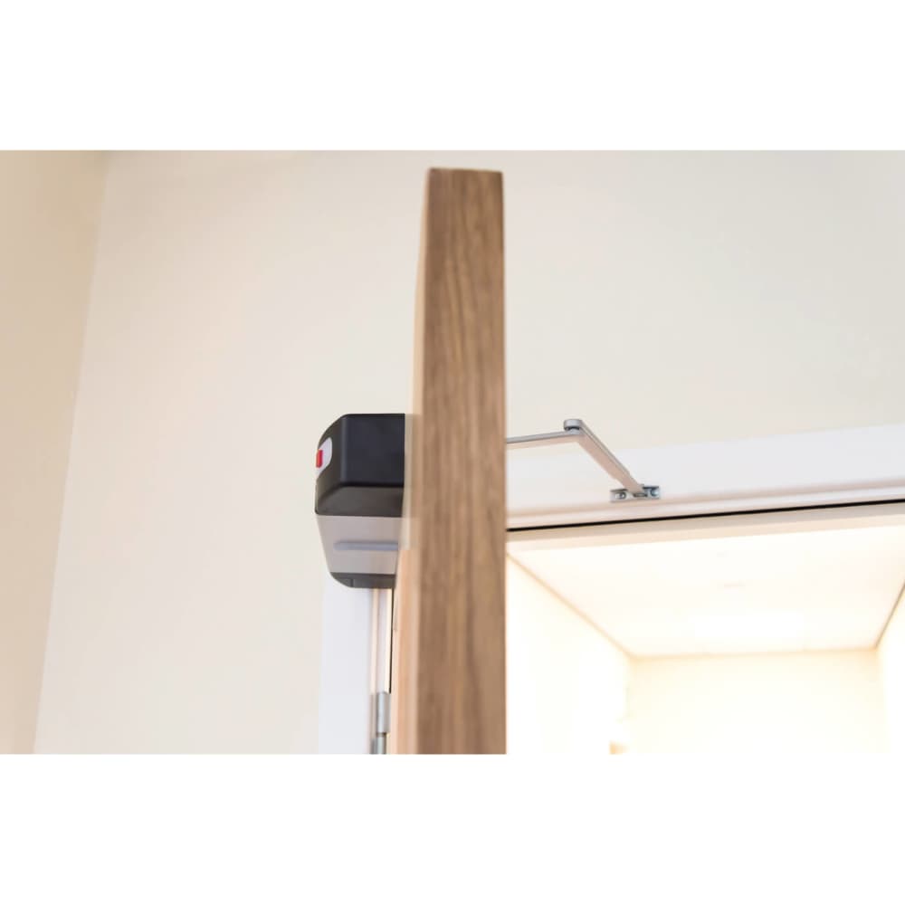 Agrippa Acoustic Fire Door Closer - Power Size 4 - Silver