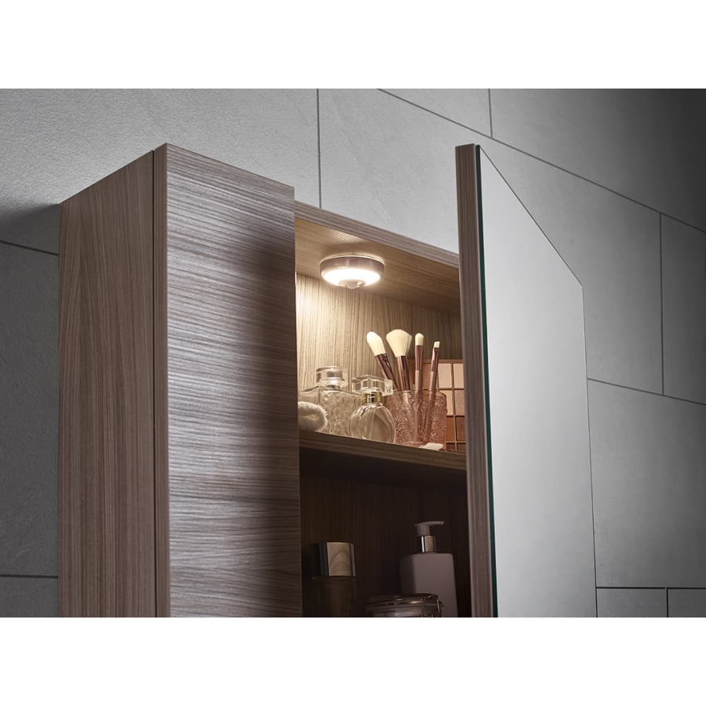 Sensio Magnum 0.5W LED Rechargeable Round Cabinet Downlight - 4000K Natural White - Chrome