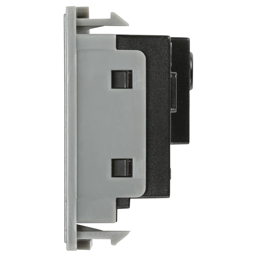 Knightsbridge 5A 1 Gang Unswitched Round Pin Socket - Grey ...