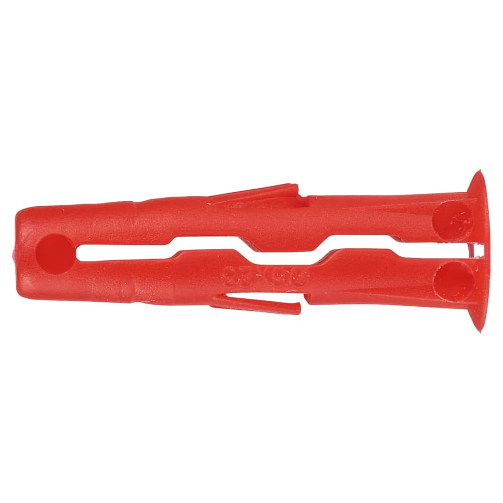 Rawlplug UNO Universal Wall Plug - 6 x 28mm - Red - Jar of 1000 Plugs