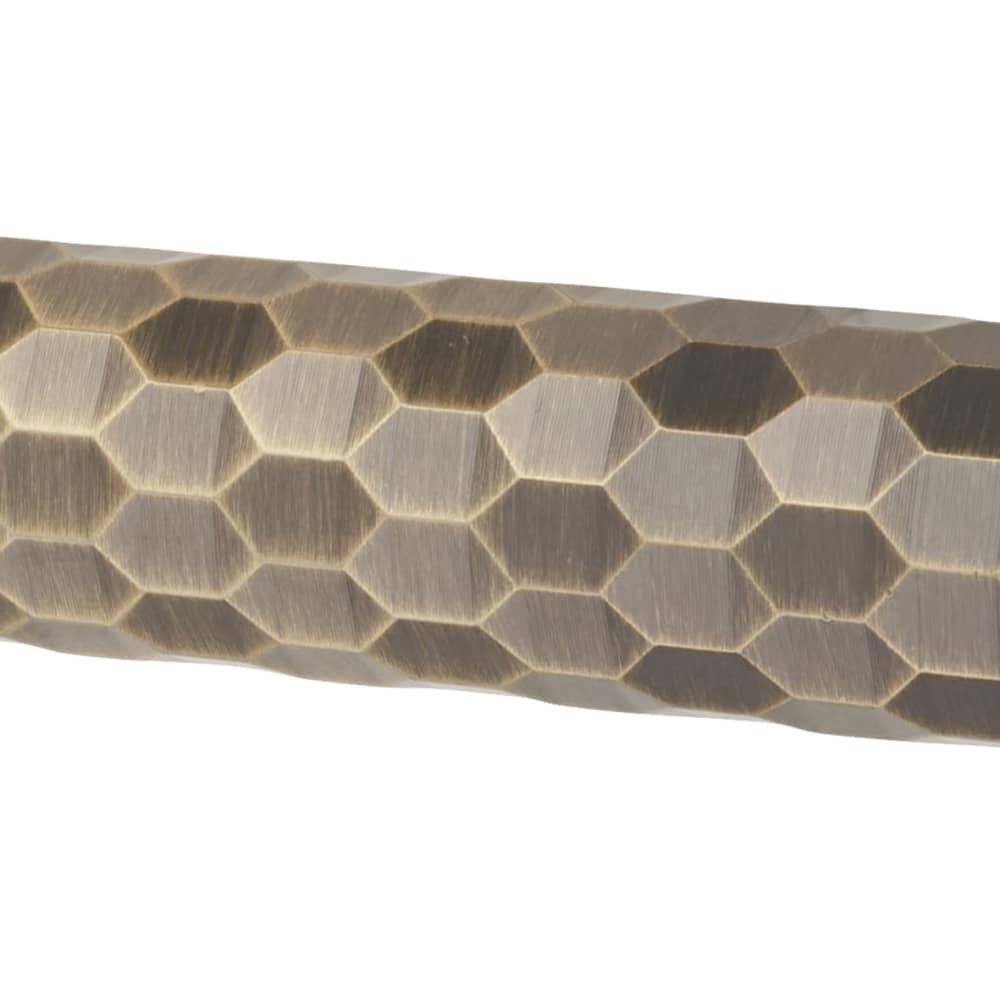 Altro Cara Honeycomb Door Handle on Rose - Antique Brass