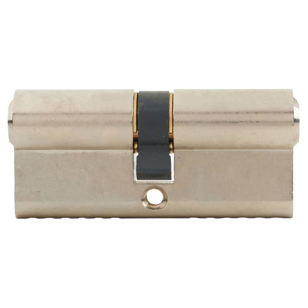 Union 6 Pin 70mm Euro Double Cylinder - 35 + 35mm - Satin Nickel - Keyed to Differ