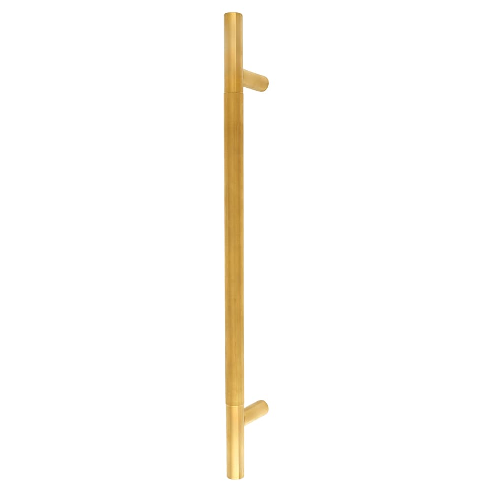 Hampstead Lines 23mm T-Bar Pull Handle - 450mm Centres - Satin Brass
