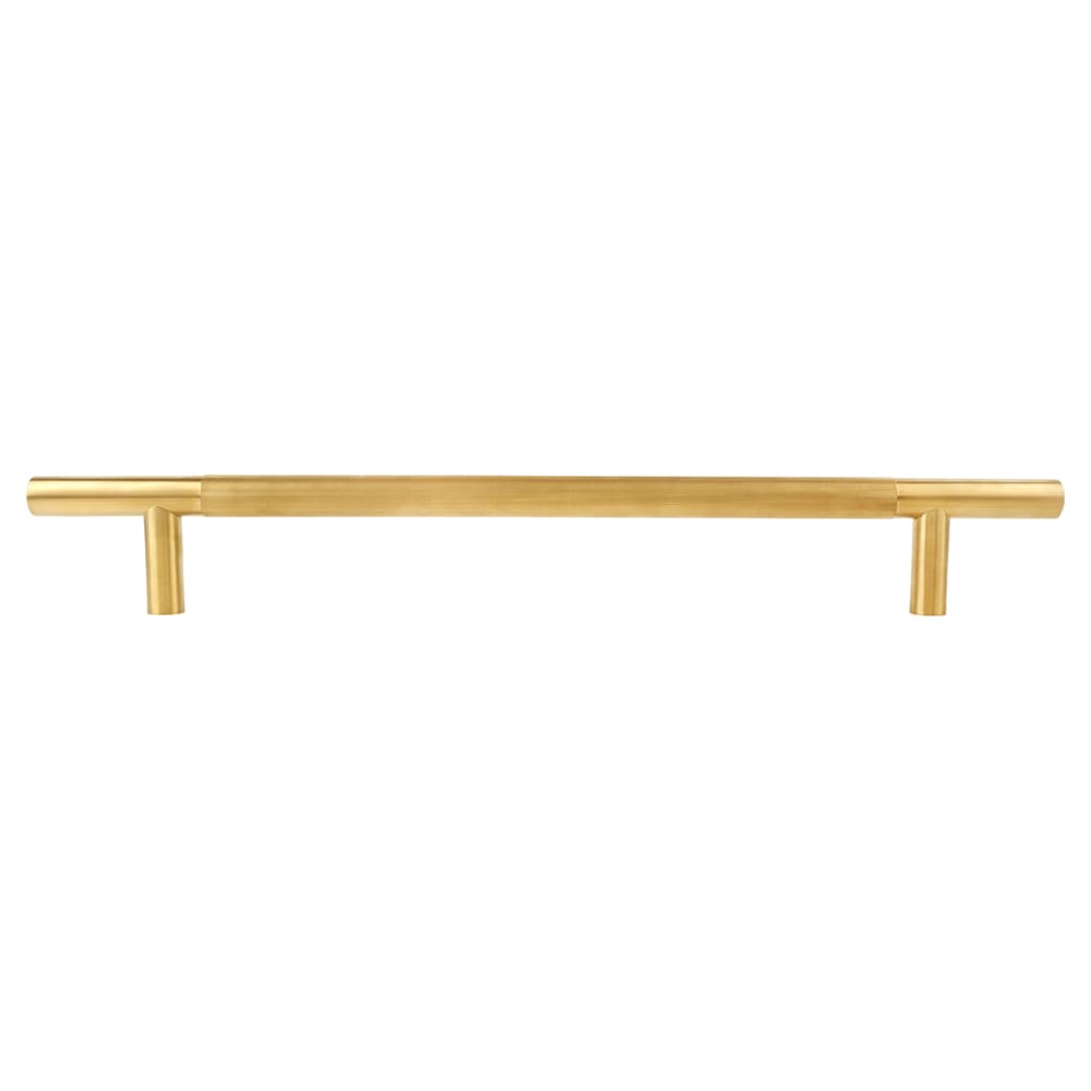 Hampstead Lines 23mm T-Bar Pull Handle - 450mm Centres - Satin Brass