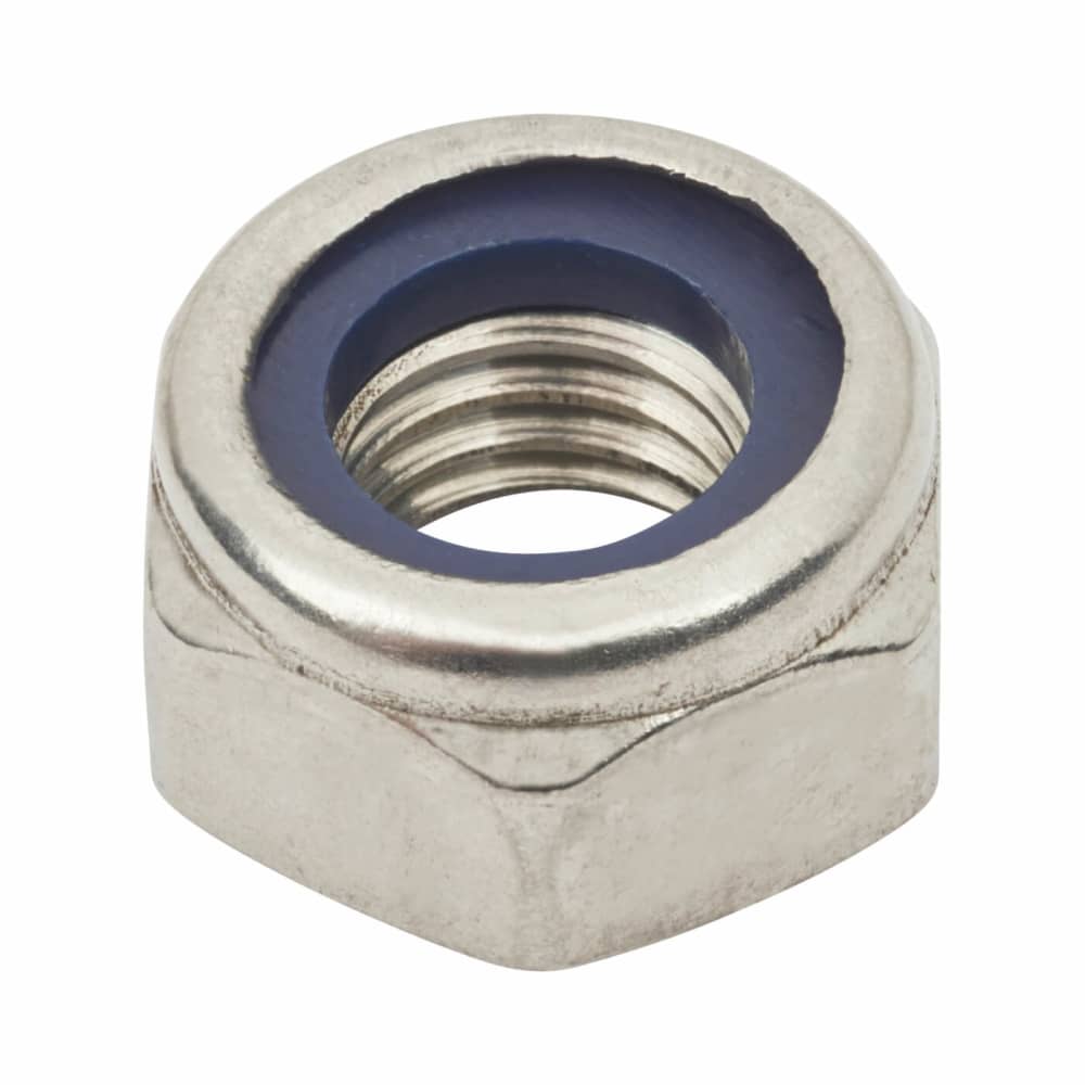 TIMCO Nylon Insert Hex Nut - Type T - M6 - A2 Stainless Steel - Pack of 10