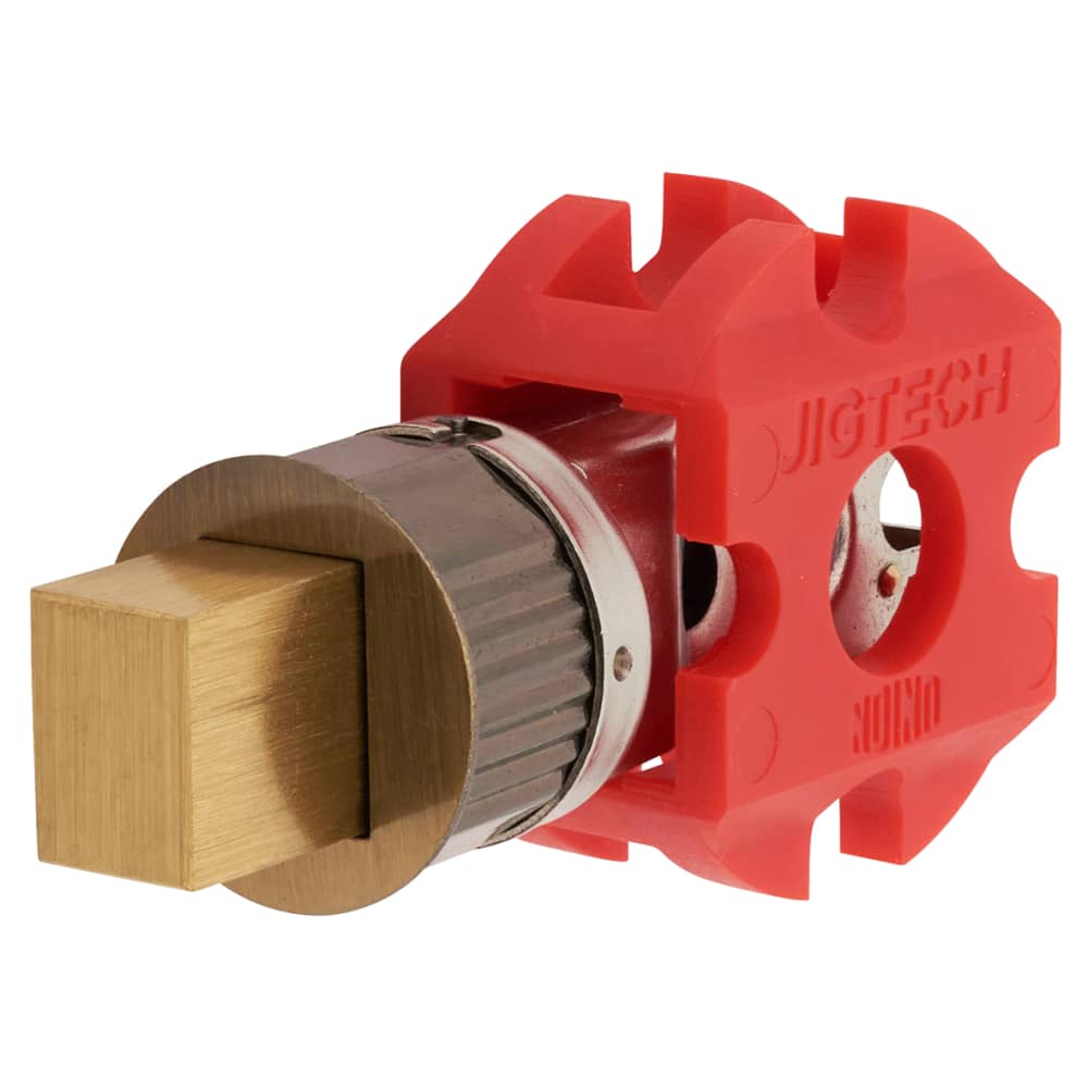 Jigtech Smartbolt Bathroom Bolt - 45mm Backset - Antique Brass