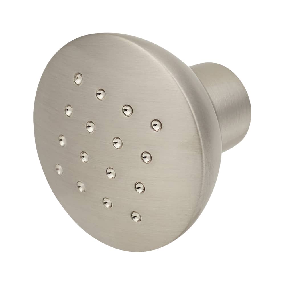 Touchpoint Dimple 3 Round Cabinet Knob - 32mm Diameter - Pearl Nickel