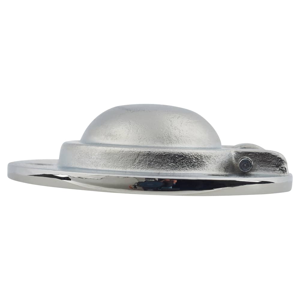 Altro Round Flush Ring Cabinet Pull Handle - 38mm Diameter - Polished Chrome