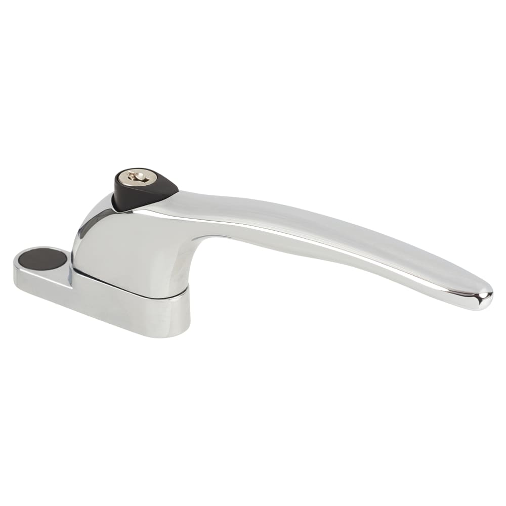 Yale uPVC/Timber Inline Espagnolette Locking Multipoint Window Handle - Dual - Polished Chrome