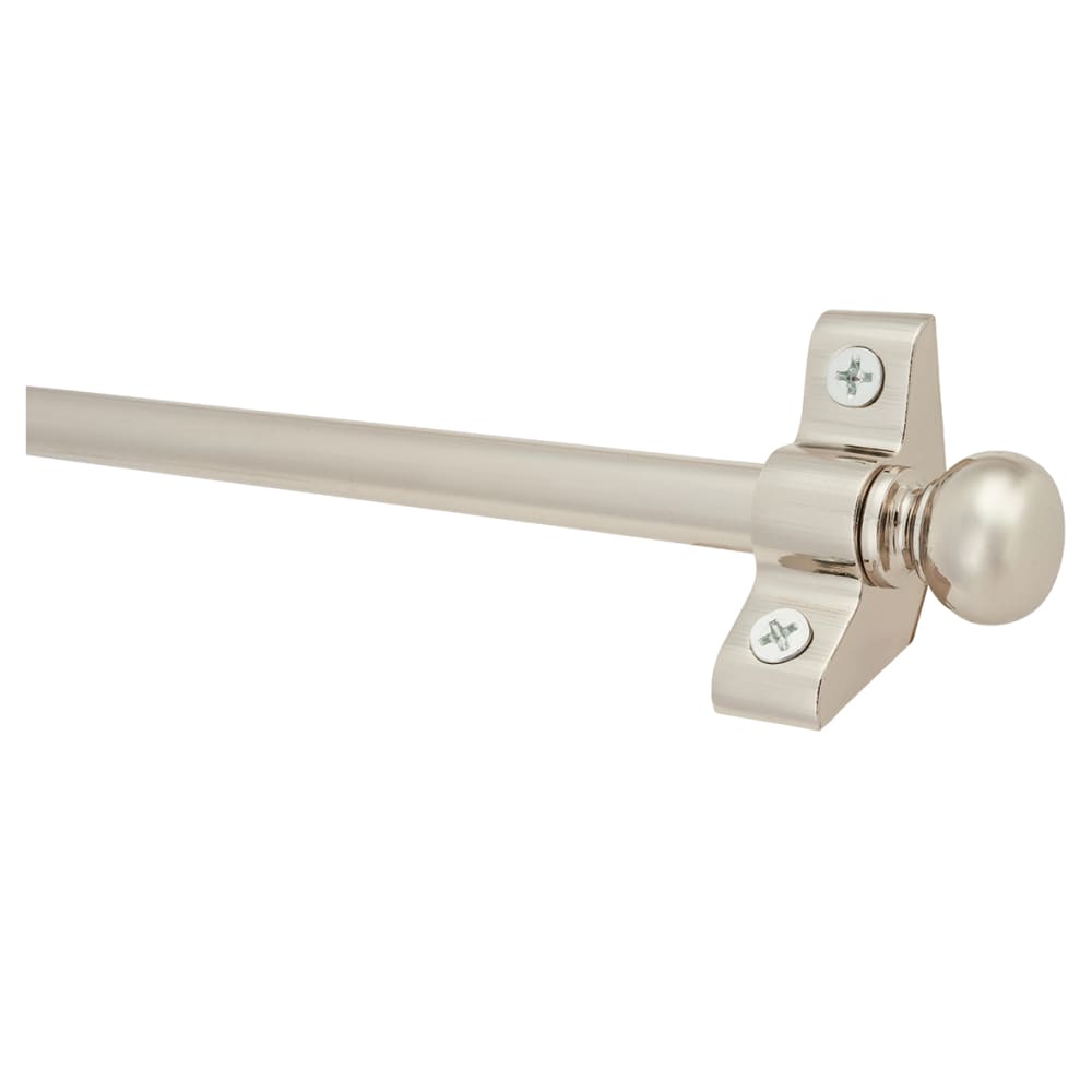 Altro Stair Rod with Round Bulb Finials - 900mm Length - Polished Nickel