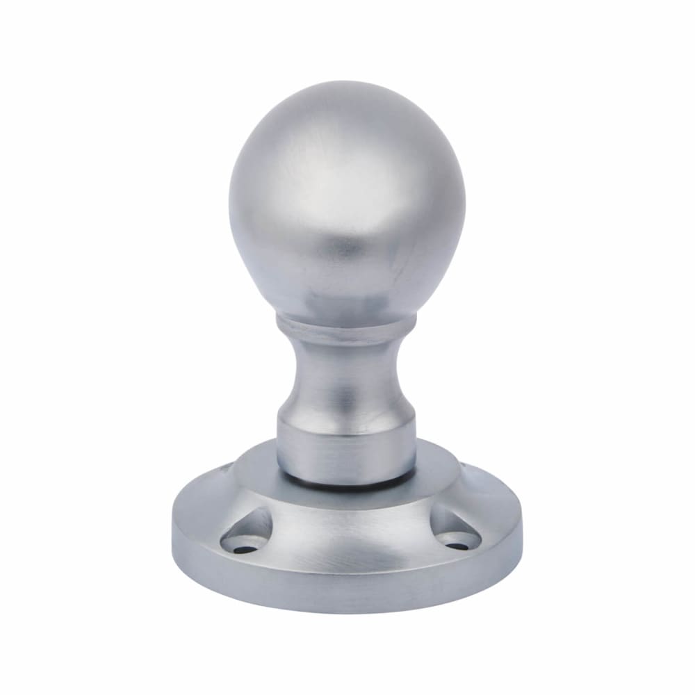 Heritage Brass by M Marcus Suffolk Mortice Door Knob - 56mm Rose Diameter - Satin Chrome