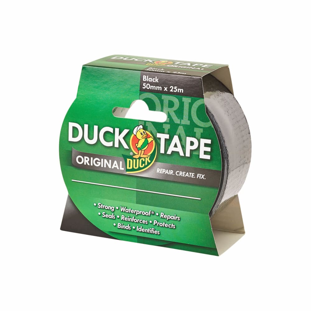 Duck Tape Original Duct Tape - 50mm x 25m - Black