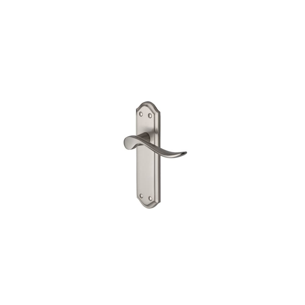Heritage Brass by M Marcus Sandown Latch Door Handle - 180 x 48mm - Satin Nickel