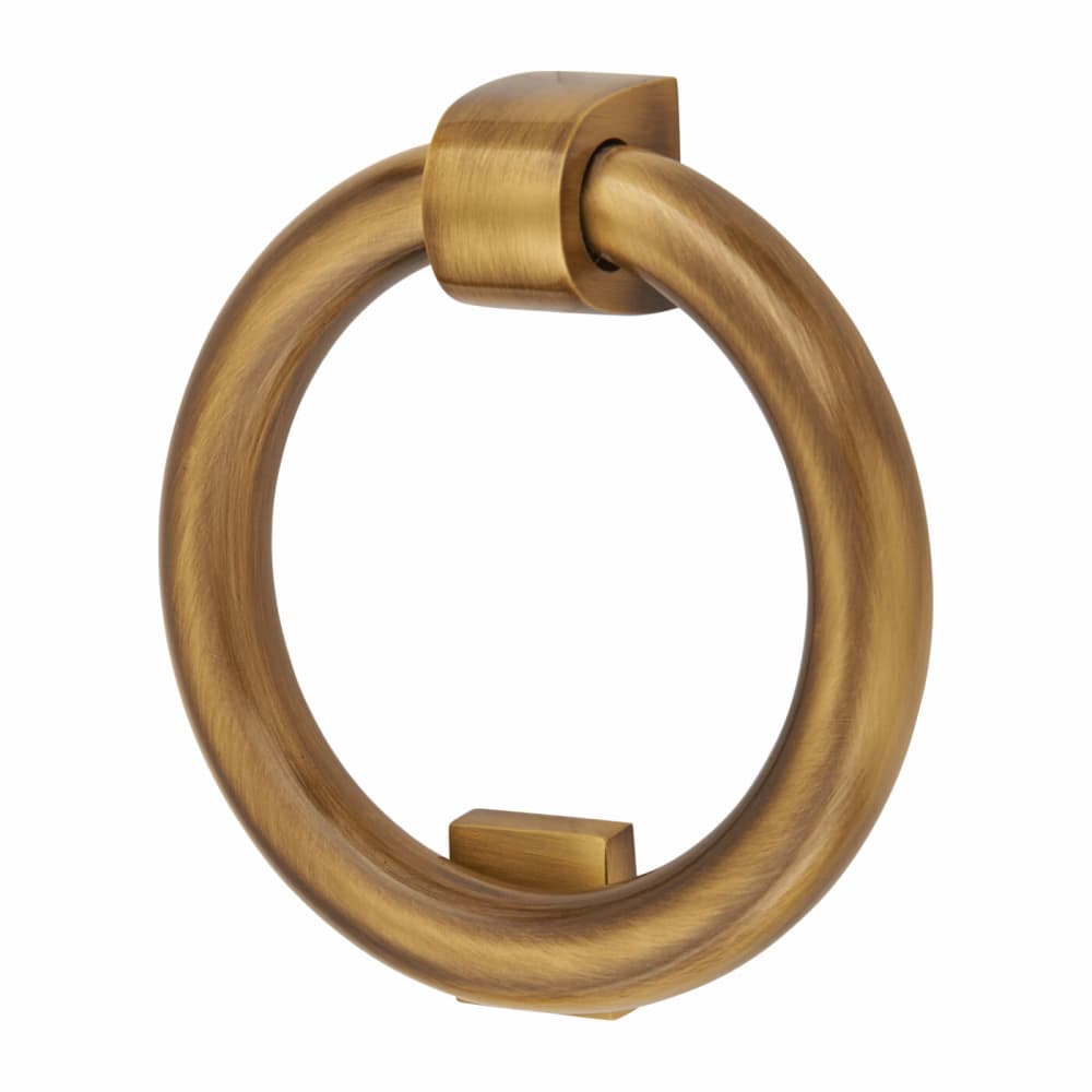 Heritage Brass by M Marcus Ring Door Knocker - 107 x 77mm - Antique Brass