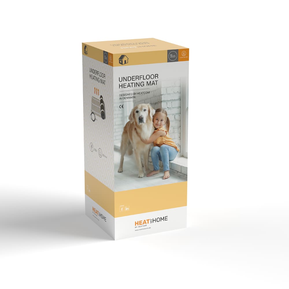 Heat My Home HMHMAT160W-2.0 160W Electric Underfloor Heating Mat - 2m²