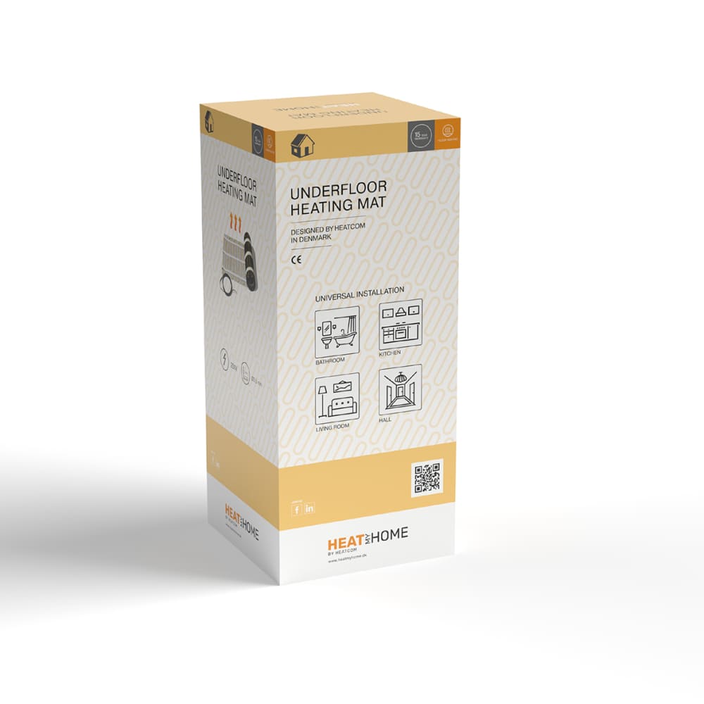 Heat My Home HMHMAT160W-2.0 160W Electric Underfloor Heating Mat - 2m²