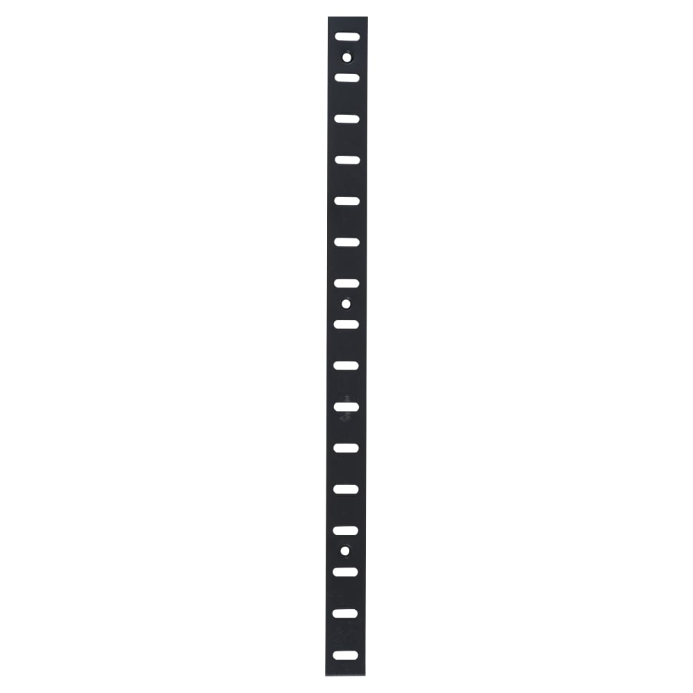 Altro Flat Bookcase Strip - 1829 x 19mm - Black Powder Coated
