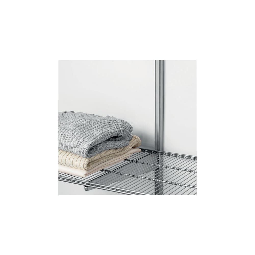 elfa Top Track System - Hanging Wall Bar Cover - 4224 x 19 x 6mm - Platinum