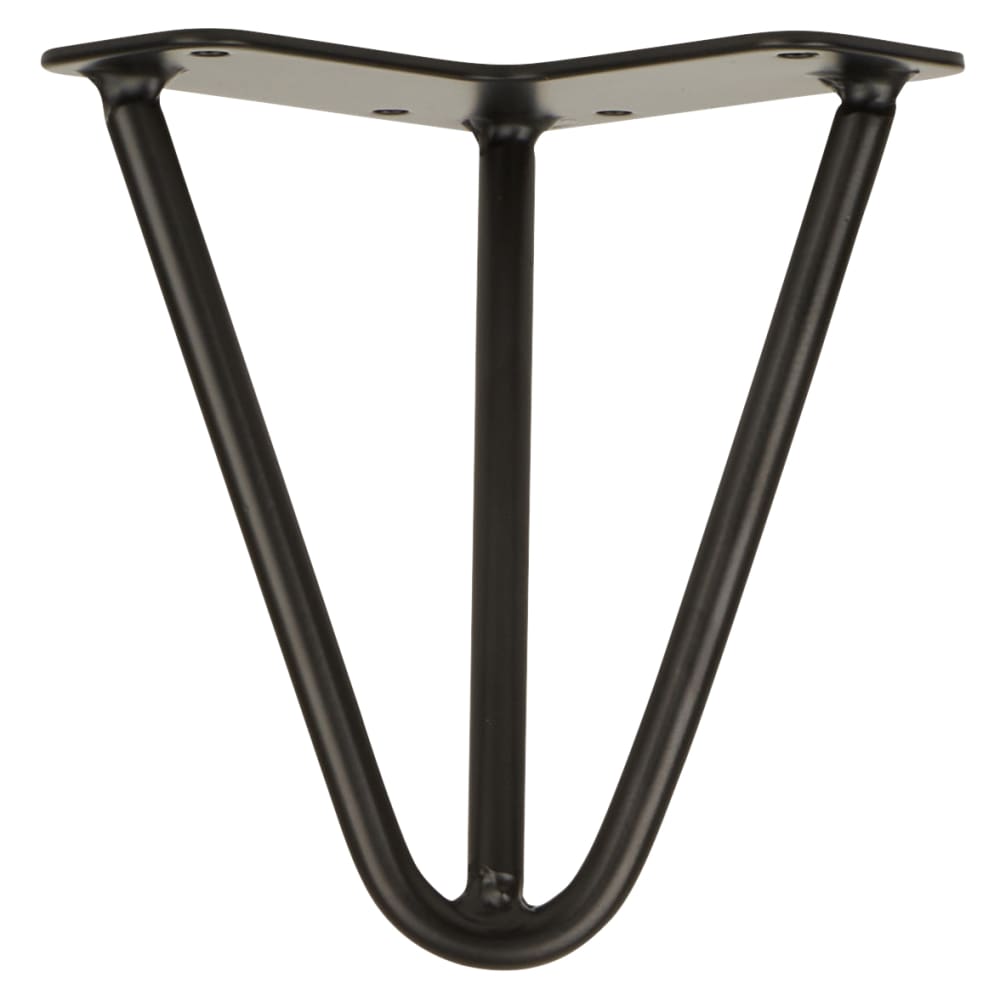 Altro Hairpin Leg - 3 Pin - 150mm Height - Black - Pair