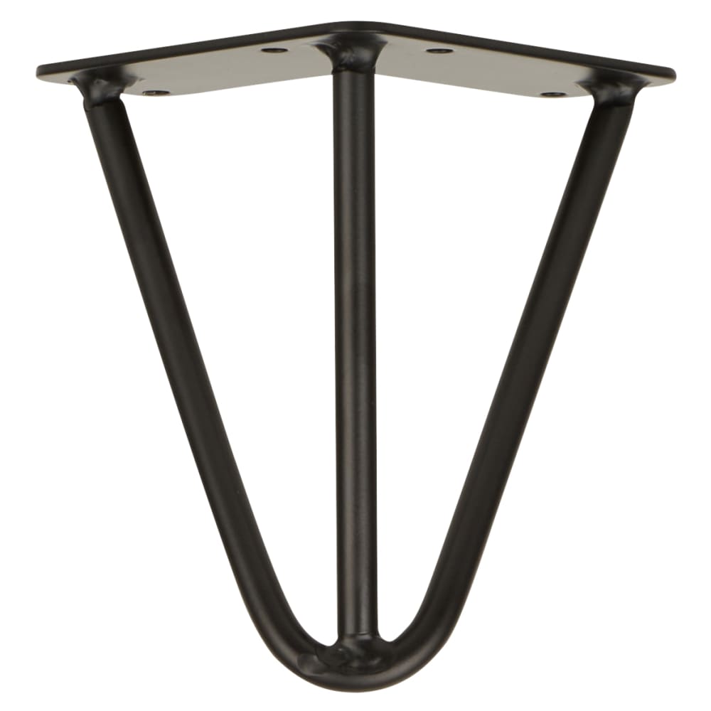 Altro Hairpin Leg - 3 Pin - 150mm Height - Black - Pair