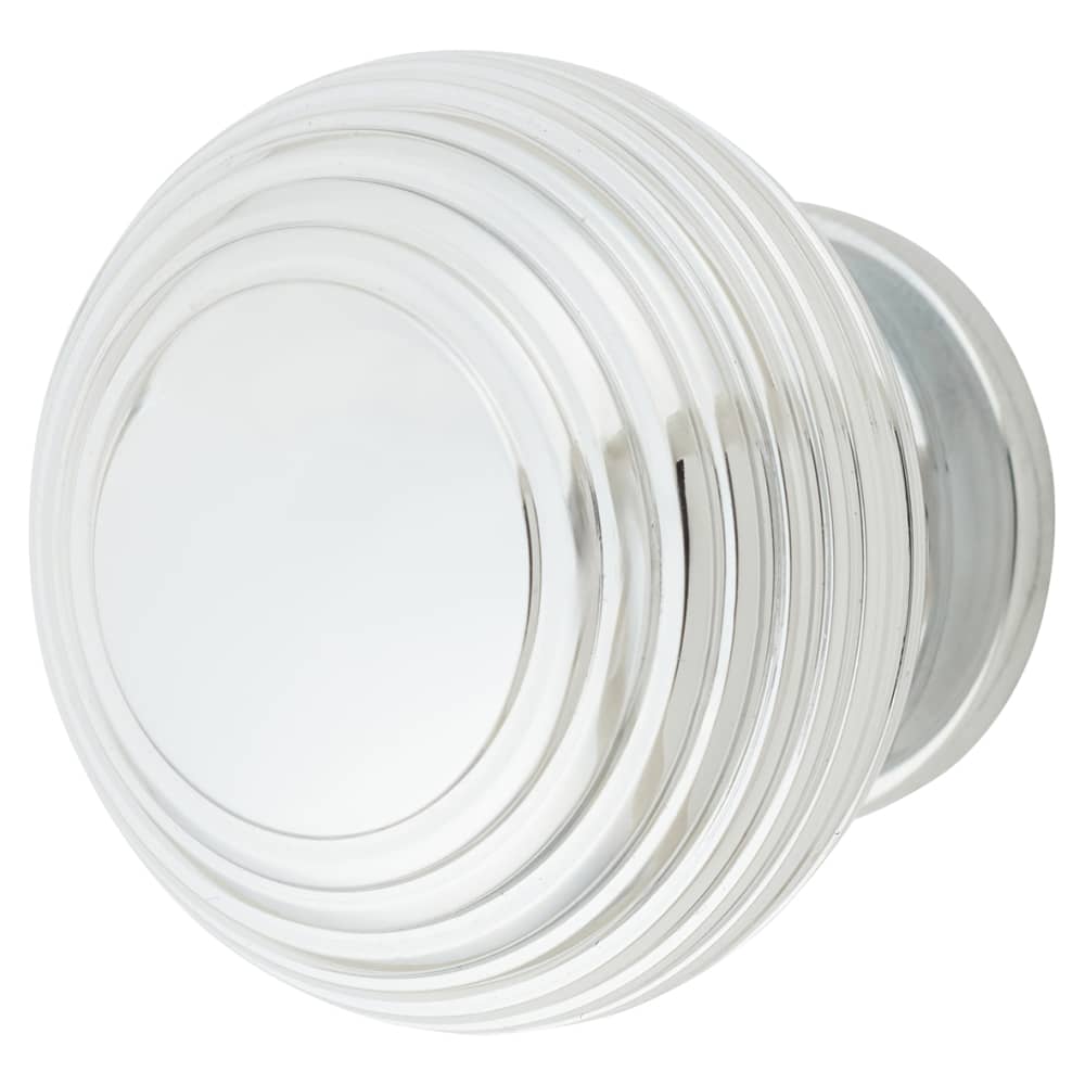 From The Anvil Beehive Round Cabinet Knob - 40mm Diameter - Polished Chrome
