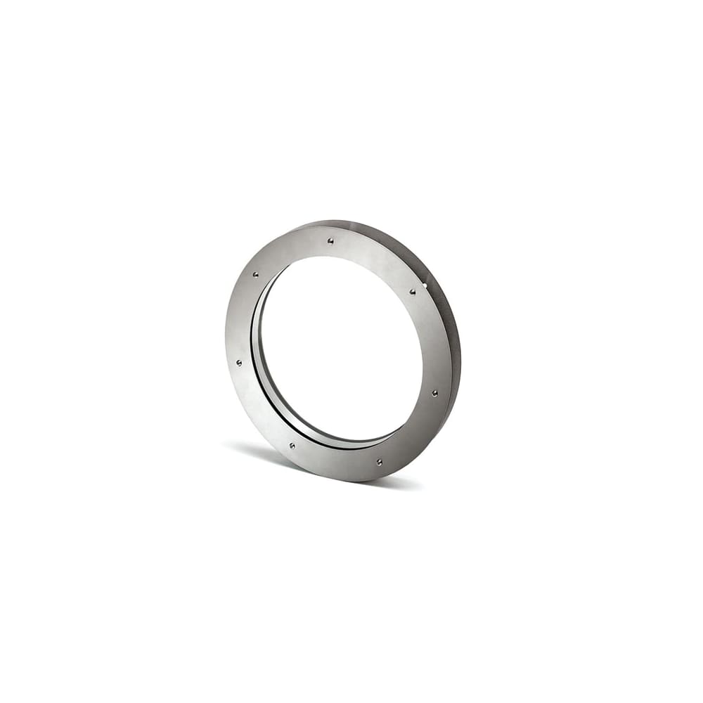 North 4 Designs Twin Glazed Round Vision Panel - 305mm Diameter - Brushed Stainless Steel