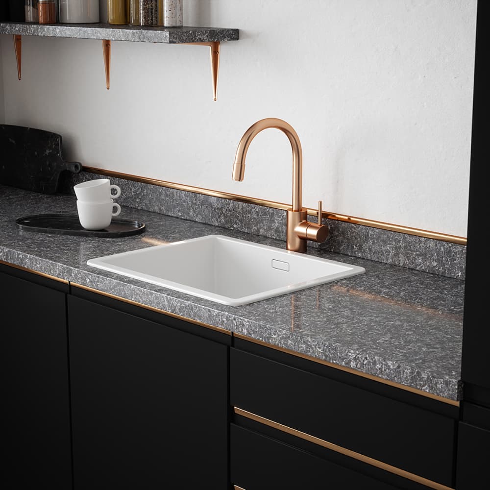 Rothley 2000mm Aluminium Angle - Unequal Sided - 30 x 20 x 1mm - Rose Gold