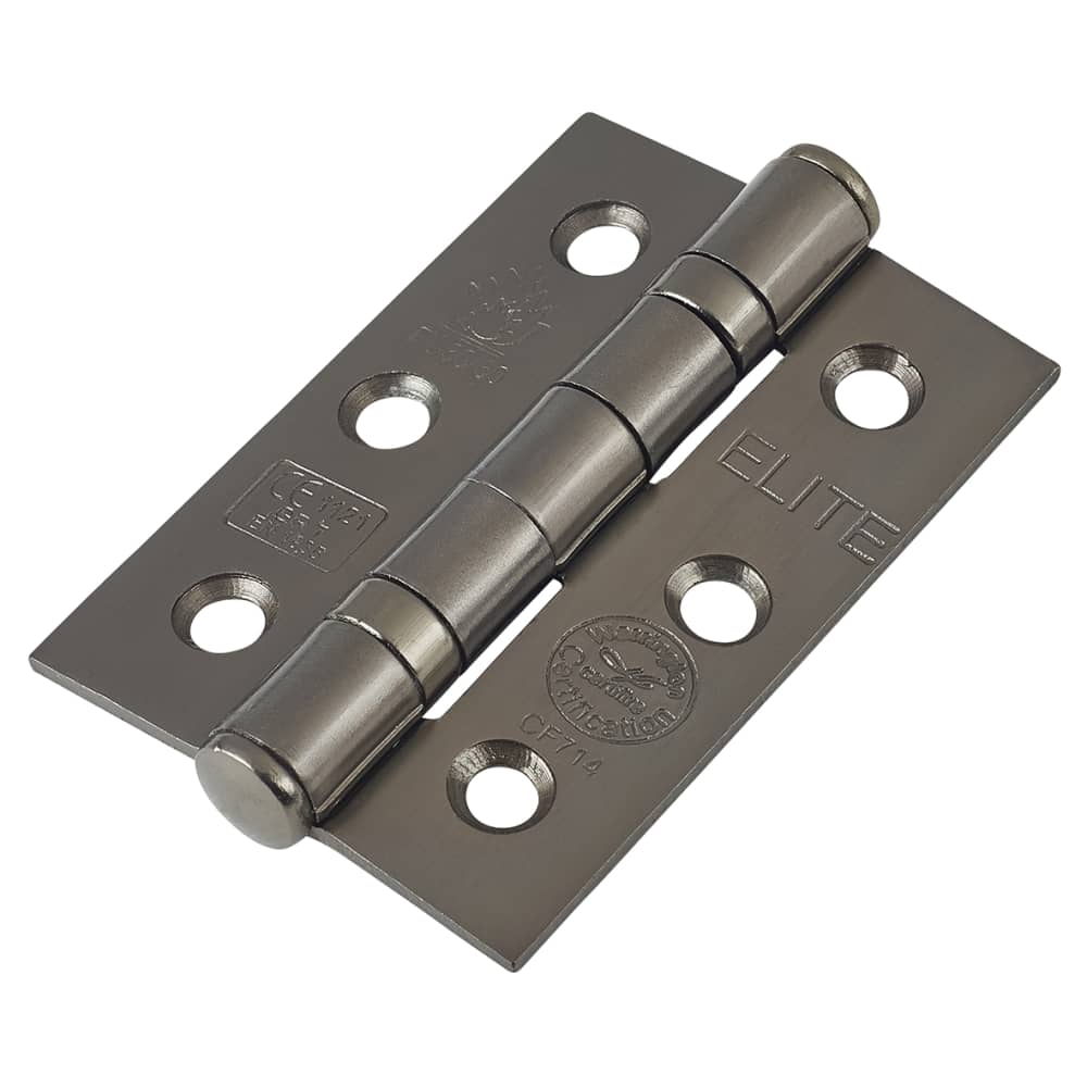 Altro Bella Bathroom Lock Door Handle on Rose Kit - Black Nickel