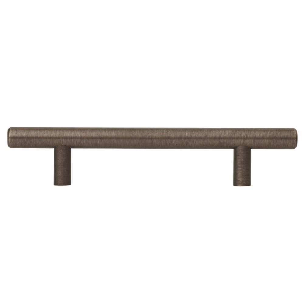 Altro 12mm T-Bar Cabinet Pull Handle - 96mm Centres - Brushed Pewter Effect