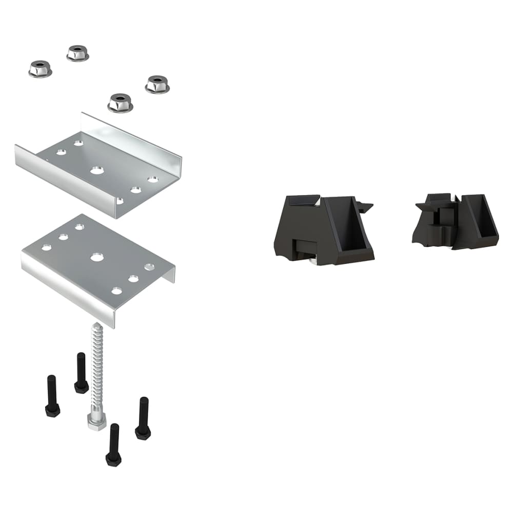 Klug Ultra Double Pocket Door Kit with Soft Close - 120mm Finished Wall - 1200 x 2400mm Door Size