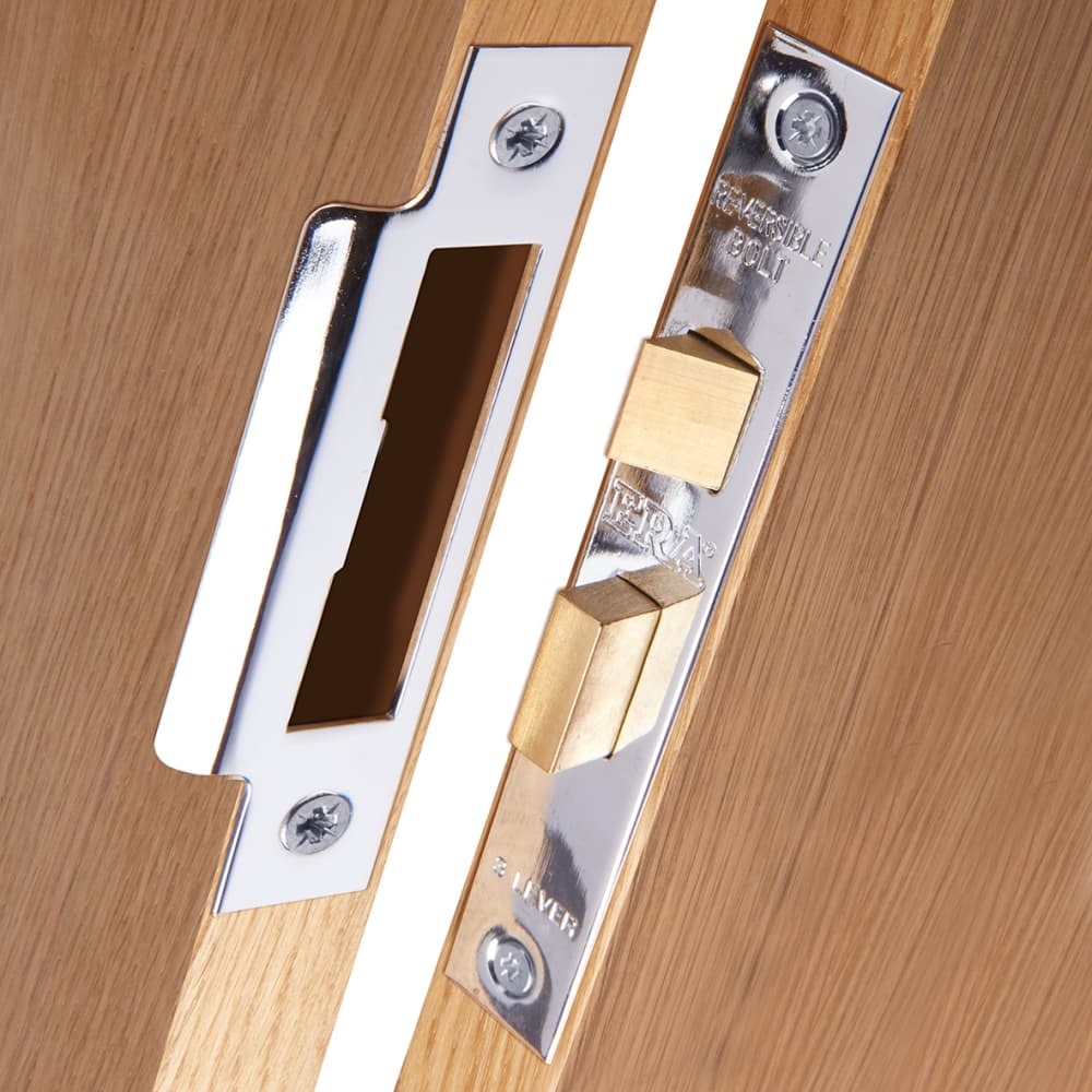 ERA 3 Lever Sashlock - 64mm Case - 44mm Backset - Polished Chrome